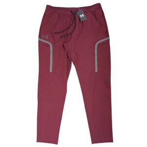 Under‎ Armour Elite Cargo Pants Men's Maroon Red UA Sportstyle Size XL